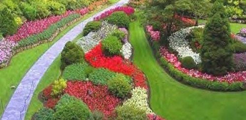 le variabili dell'area verde del giardino