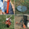 LE ATTREZZATURE NECESSARIE PER I LAVORI NELL’ARBORETO